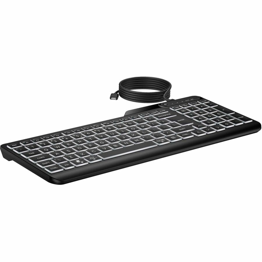 Right Image for HP 405 Multi-Device Backlit Wired Keyboard (7N7C1UT)