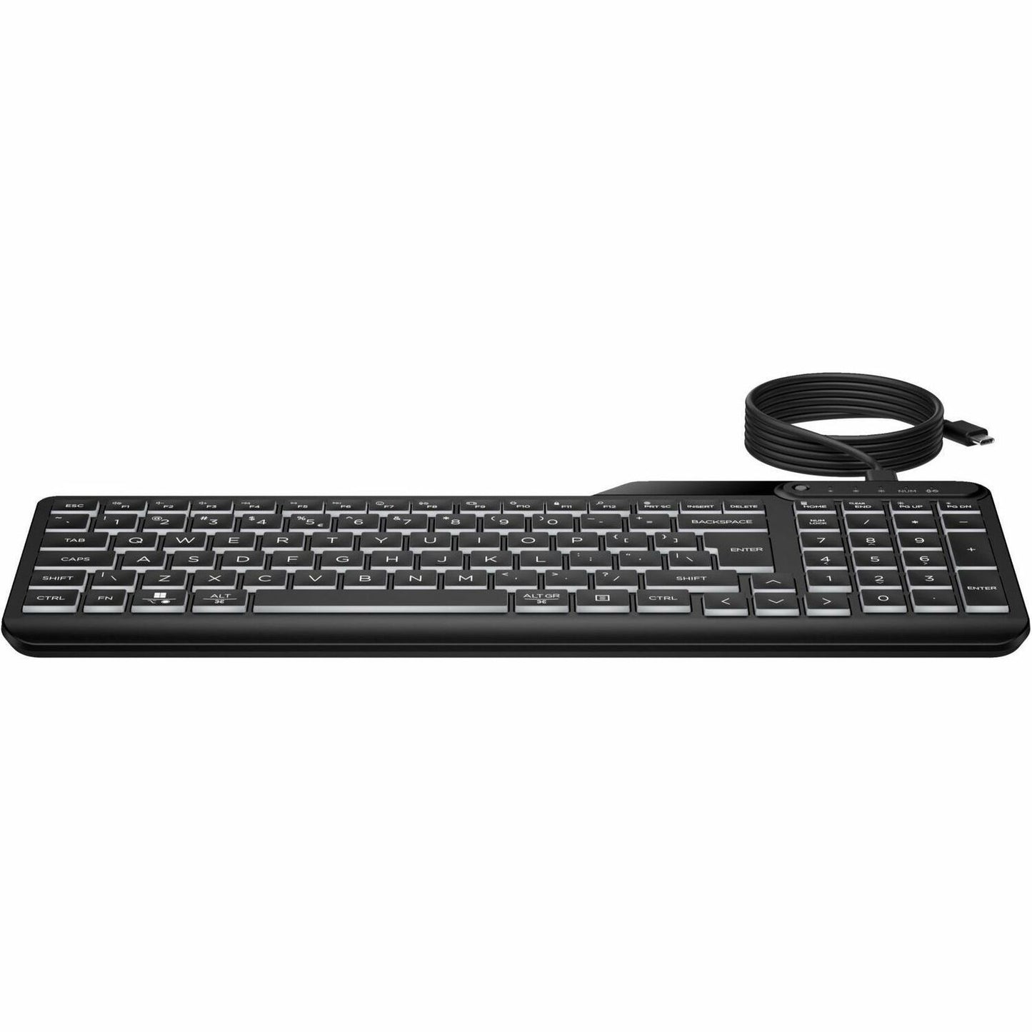 Main Image for HP 405 Multi-Device Backlit Wired Keyboard (7N7C1UT)