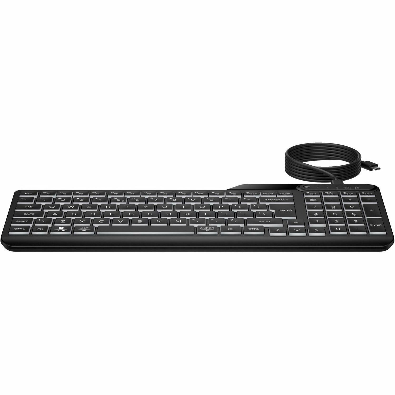 Main Image for HP 405 Multi-Device Backlit Wired Keyboard (7N7C1UT)