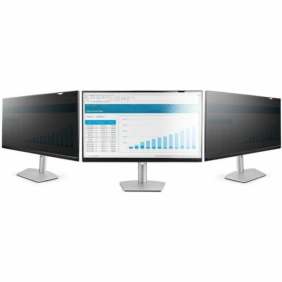 Alternate-Image1 Image for StarTech 31.5-inch 16:9 Computer Monitor Privacy Screen, Anti-Glare Privacy Filter w/Blue Light Reduction, +/- 30&deg; View Security Shield