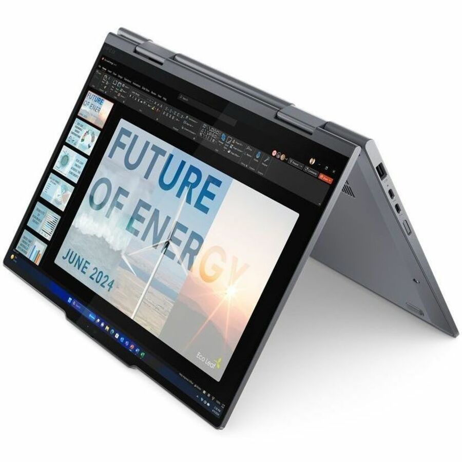 Alternate-Image4 Image for Lenovo ThinkPad X1 Gen 9 21KE006BUS 14" Touchscreen Convertible 2 in 1 Notebook - WUXGA - 60 Hz - Intel Core Ultra 7 165U - vPro Technology - Intel Evo Platform - 32 GB - 512 GB SSD - English Keyboard - Gray