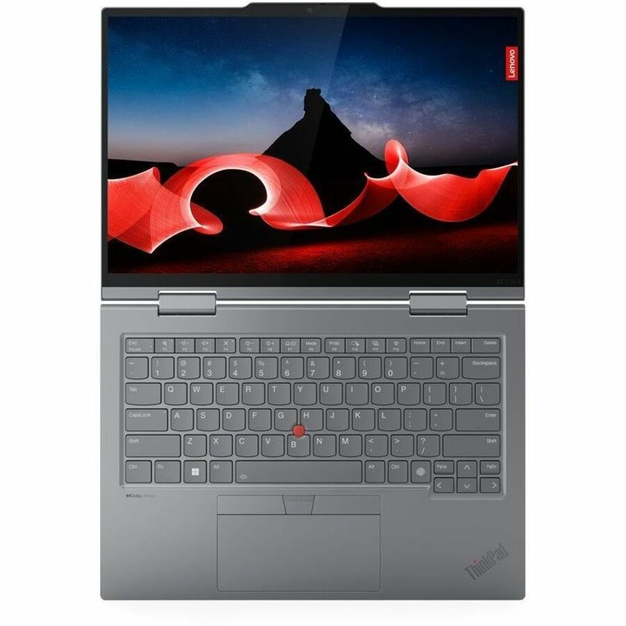 Alternate-Image10 Image for Lenovo ThinkPad X1 Gen 9 21KE006BUS 14" Touchscreen Convertible 2 in 1 Notebook - WUXGA - 60 Hz - Intel Core Ultra 7 165U - vPro Technology - Intel Evo Platform - 32 GB - 512 GB SSD - English Keyboard - Gray
