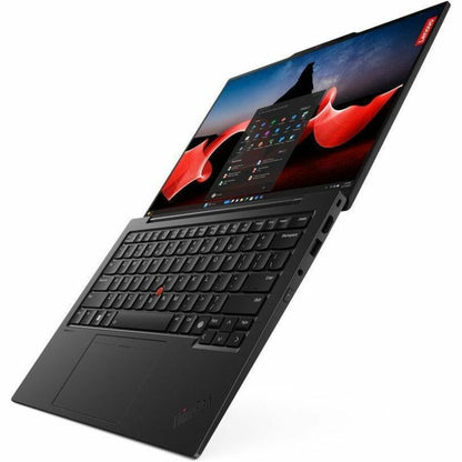 Alternate-Image1 Image for Lenovo ThinkPad X1 Carbon Gen 12 21KC00B1US 14" Touchscreen Notebook - WUXGA - 60 Hz - Intel Core Ultra 7 165U - vPro Technology - Intel Evo Platform - 32 GB - 512 GB SSD - English Keyboard - Black Paint
