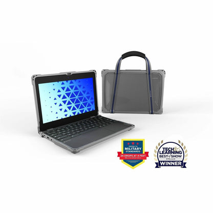 Main Image for MAXCases Extreme Shell-F3 Chromebook Case for Asus CR/CZ/BR 1104 11.6" & 1204 12.2" Clamshell and 2-in-1 Models (Gray)