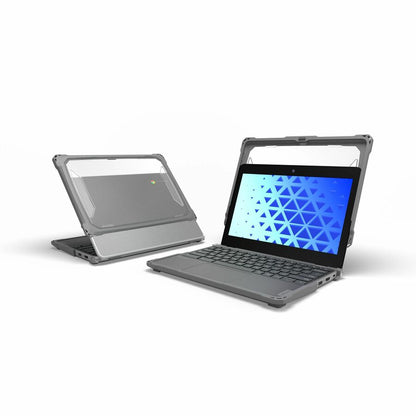 Alternate-Image2 Image for MAXCases Extreme Shell-F3 Chromebook Case for Asus CR/CZ/BR 1104 11.6" & 1204 12.2" Clamshell and 2-in-1 Models (Gray)