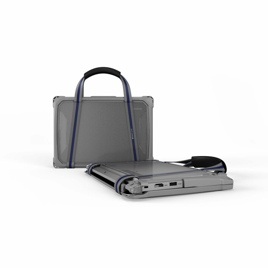 Alternate-Image6 Image for MAXCases Extreme Shell-F3 Chromebook Case for Asus CR/CZ/BR 1104 11.6" & 1204 12.2" Clamshell and 2-in-1 Models (Gray)