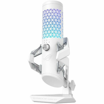 Alternate-Image2 Image for Asus ROG Carnyx Wired Condenser Microphone for Gaming, Vocals, Voice, Recording, Live Streaming, Podcasting, Notebook, Computer - White