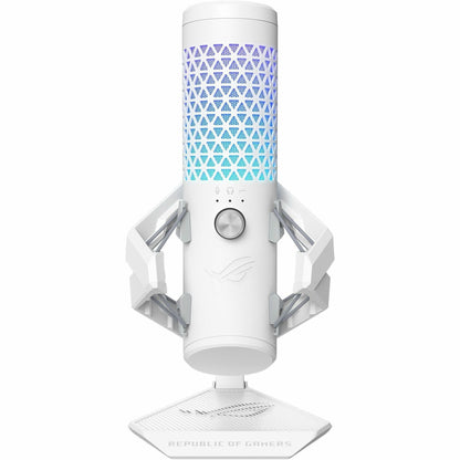 Main Image for Asus ROG Carnyx Wired Condenser Microphone for Gaming, Vocals, Voice, Recording, Live Streaming, Podcasting, Notebook, Computer - White