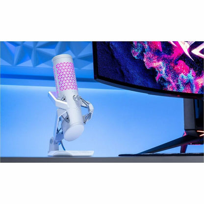 Alternate-Image6 Image for Asus ROG Carnyx Wired Condenser Microphone for Gaming, Vocals, Voice, Recording, Live Streaming, Podcasting, Notebook, Computer - White