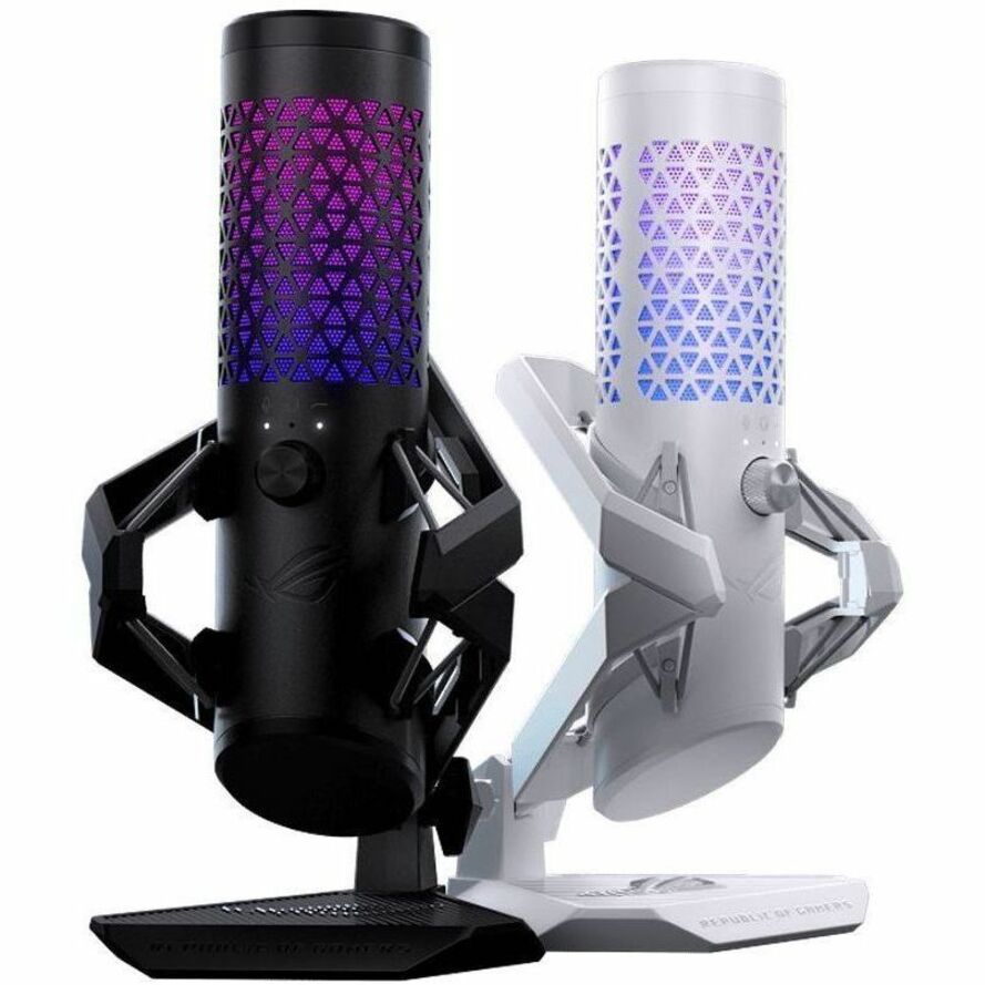 Alternate-Image5 Image for Asus ROG Carnyx Wired Condenser Microphone for Gaming, Vocals, Voice, Recording, Live Streaming, Podcasting, Notebook, Computer - White