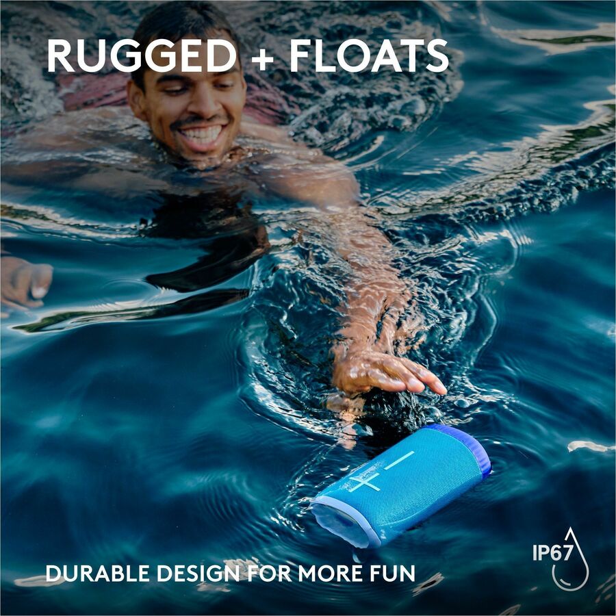 Alternate-Image4 Image for ULTIMATE EARS EVERBOOM Wireless Bluetooth Portable Speaker, Big Bass and Immersive 360-Degree Sound, Floatable Waterproof Speaker IP67, up to 20-Hour Battery and 180 ft (55 m) Range, Black