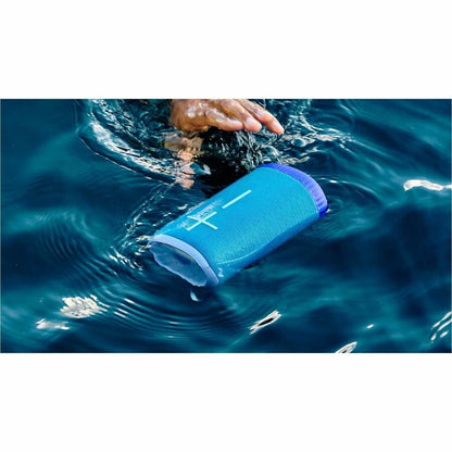 Alternate-Image8 Image for ULTIMATE EARS EVERBOOM Wireless Bluetooth Portable Speaker, Big Bass and Immersive 360-Degree Sound, Floatable Waterproof Speaker IP67, up to 20-Hour Battery and 180 ft (55 m) Range, Blue