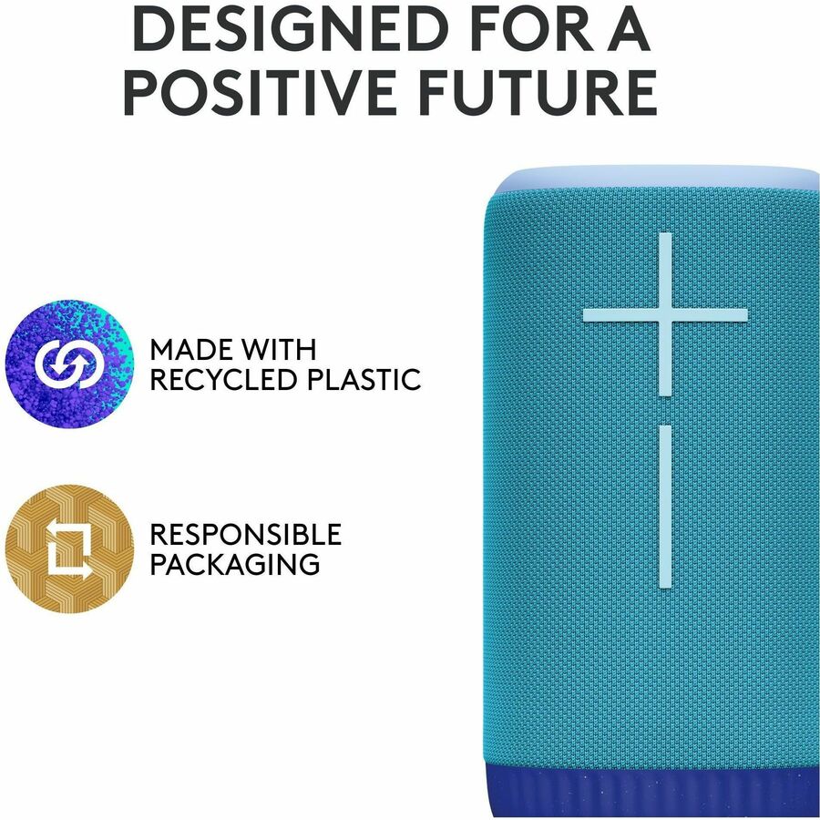 Alternate-Image6 Image for ULTIMATE EARS EVERBOOM Wireless Bluetooth Portable Speaker, Big Bass and Immersive 360-Degree Sound, Floatable Waterproof Speaker IP67, up to 20-Hour Battery and 180 ft (55 m) Range, Blue