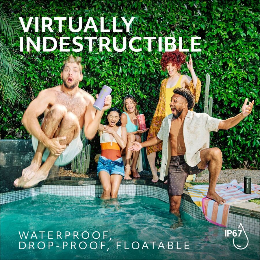 Alternate-Image3 Image for Ultimate Ears BOOM 4 Portable Waterproof Bluetooth Speaker With 360-Degree, Bold, Immersive, Crystal-Clear Sound, Floating Speaker With 15-Hour Battery and 147ft (45m) Range, Lilac
