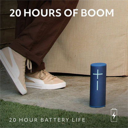 Alternate-Image2 Image for Ultimate Ears MEGABOOM 4 Portable Waterproof Bluetooth Speaker With Powerful 360-Degree Sound and Thundering Bass, Floating Speaker With 20-Hour Battery and 147ft (45m) Range, Black