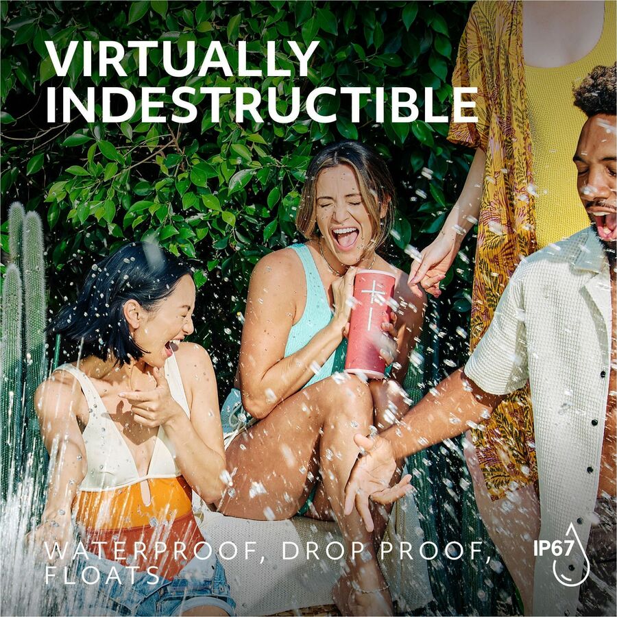 Alternate-Image3 Image for Ultimate Ears MEGABOOM 4 Portable Waterproof Bluetooth Speaker With Powerful 360-Degree Sound and Thundering Bass, Floating Speaker With 20-Hour Battery and 147ft (45m) Range, Black