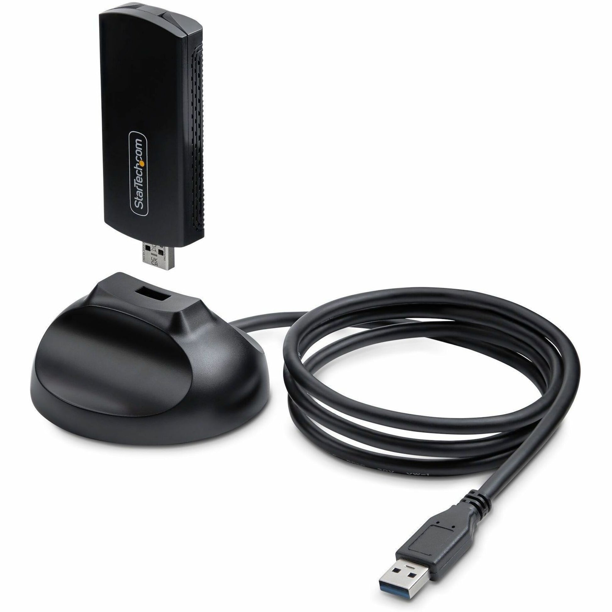 Main Image for StarTech.com Wi-Fi 6E USB Adapter/Dongle, For Desktop/Laptop PC, Wireless NIC Up To 2402Mbps, WiFi 2.4/5/6GHz Network, 802.11ax