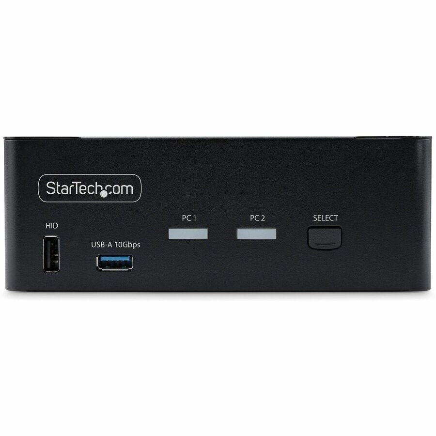 Alternate-Image4 Image for StarTech.com 2-Port Dual-Monitor DisplayPort 1.4 KVM Switch, 8K 60Hz / 4K 144Hz, 2x USB 10Gbps Ports, Hotkey Switching, TAA Compliant