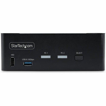 Alternate-Image4 Image for StarTech.com 2-Port Dual-Monitor DisplayPort 1.4 KVM Switch, 8K 60Hz / 4K 144Hz, 2x USB 10Gbps Ports, Hotkey Switching, TAA Compliant