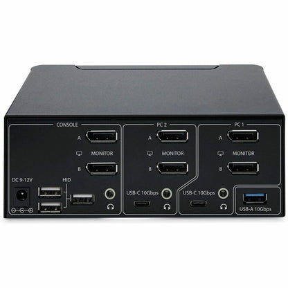 Alternate-Image3 Image for StarTech.com 2-Port Dual-Monitor DisplayPort 1.4 KVM Switch, 8K 60Hz / 4K 144Hz, 2x USB 10Gbps Ports, Hotkey Switching, TAA Compliant