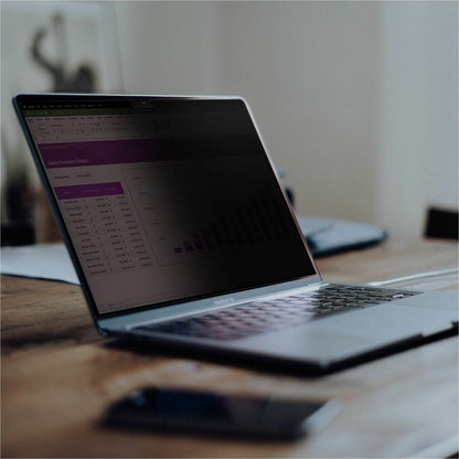 Life-Style Image for StarTech 13.3-inch MacBook Pro M1 M2 Flip-Over Laptop Privacy Screen, Double-Sided Anti-Glare Matte or Glossy, Privacy Filter