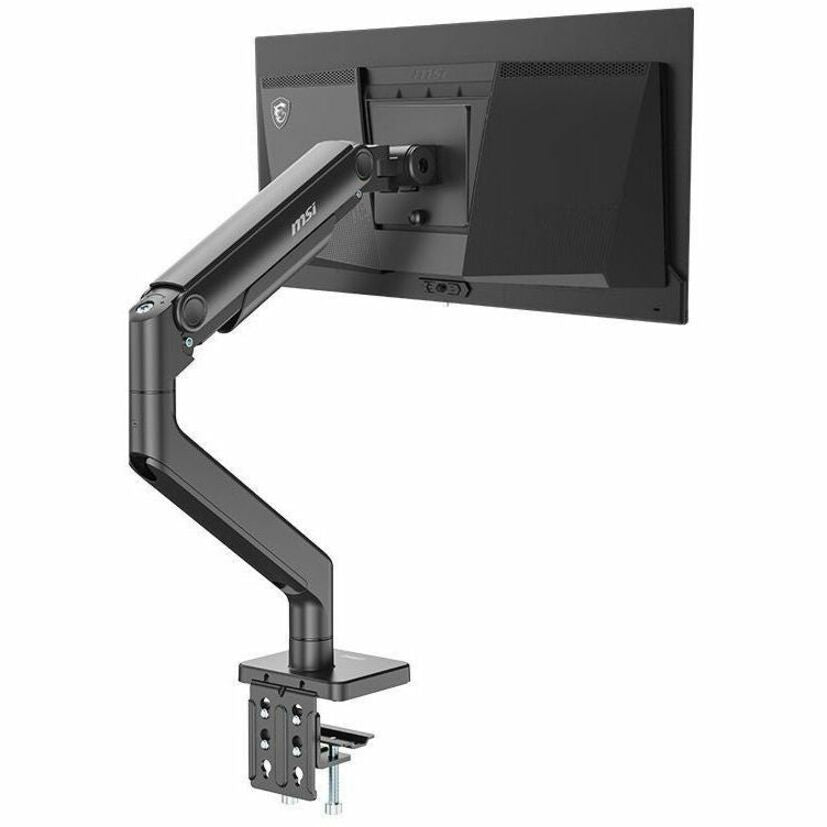Alternate-Image5 Image for MSI Mounting Arm for Monitor, Flat Panel Display, Curved Screen Display - Matt Black