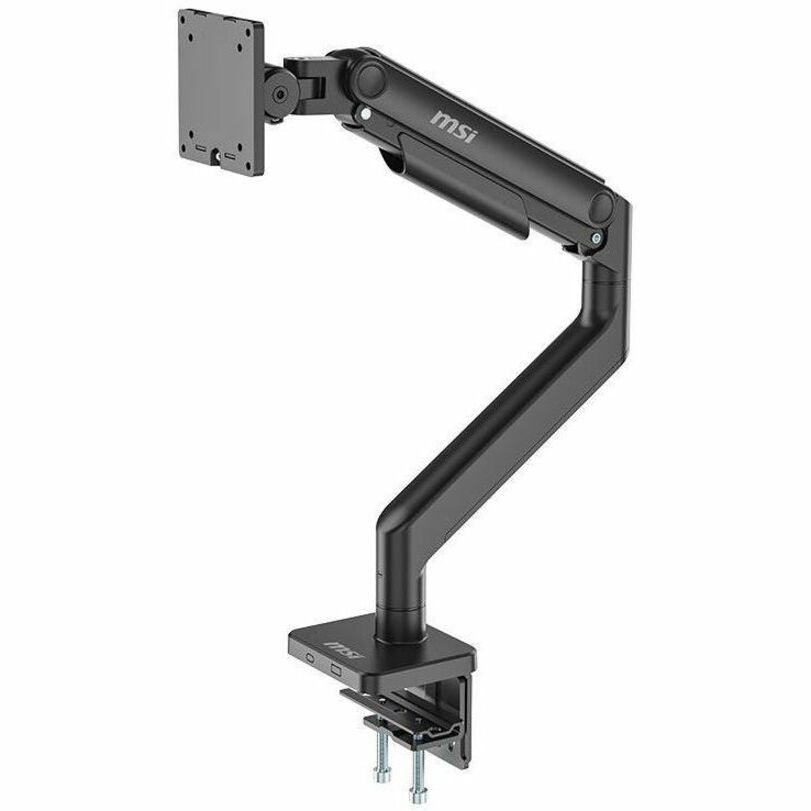 Alternate-Image2 Image for MSI Mounting Arm for Monitor, Flat Panel Display, Curved Screen Display - Matt Black