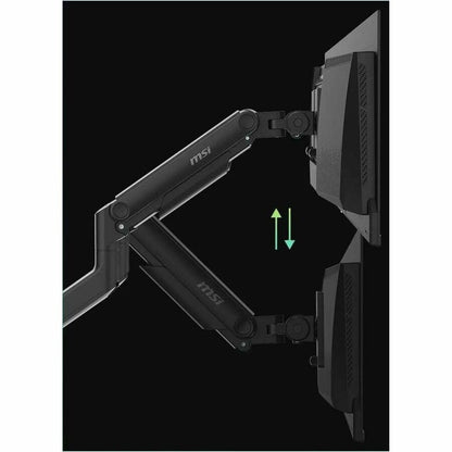 Alternate-Image6 Image for MSI Mounting Arm for Monitor - Matte Black - Horizontal/Vertical