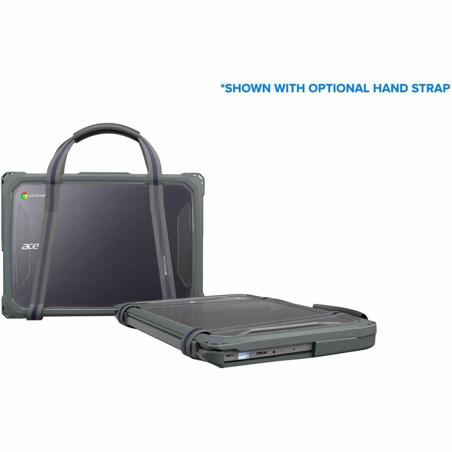 Alternate-Image4 Image for MAXCases Extreme Shell-F for Acer C736 Clamshell Chromebook 11" (Gray) New/Updated