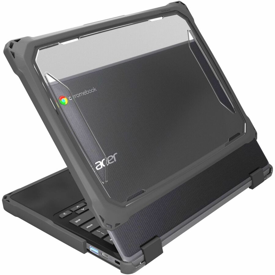 Alternate-Image2 Image for MAXCases Extreme Shell-F for Acer C736 Clamshell Chromebook 11" (Gray) New/Updated