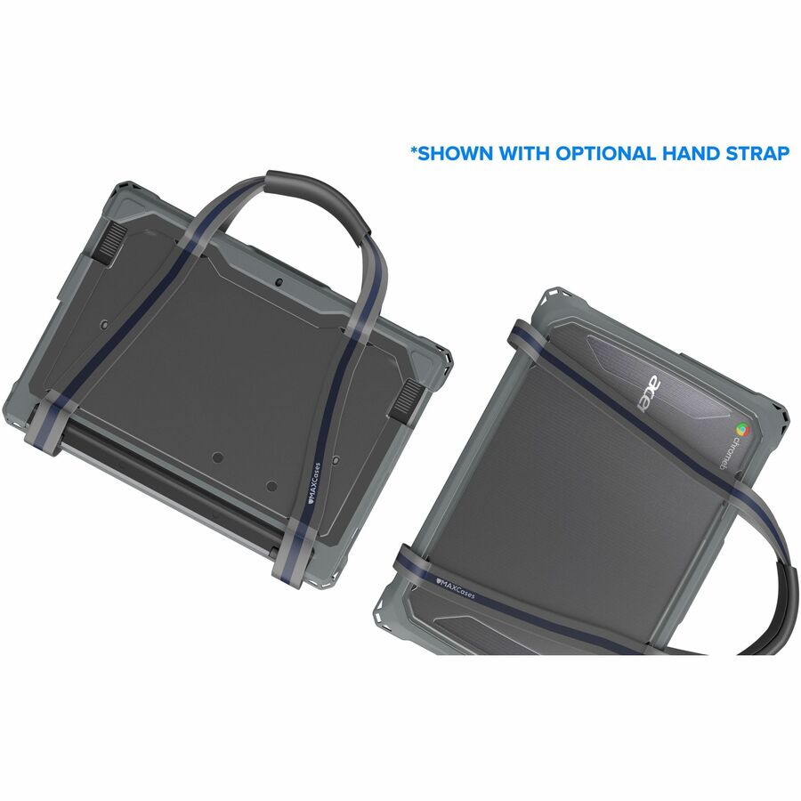 Alternate-Image6 Image for MAXCases Extreme Shell-F for Acer C736 Clamshell Chromebook 11" (Gray) New/Updated