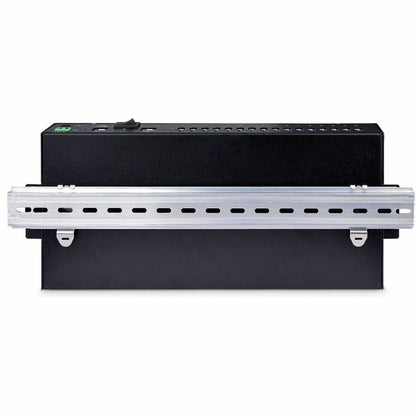 Alternate-Image5 Image for StarTech 16-Port Industrial USB 5Gbps Hub with Power Adapter, Mountable, Terminal Block Power, USB Charging, Dual-Host Hub/Switch, TAA