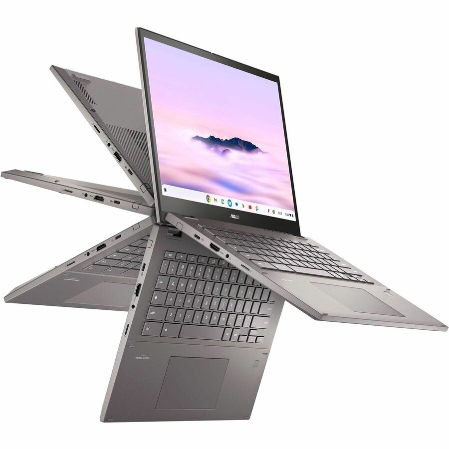 Alternate-Image5 Image for Asus Chromebook CM34 Flip CM3401 CM3401FFA-YZ388T-S 14" Touchscreen Convertible 2 in 1 Chromebook - WUXGA - AMD Ryzen 3 7320C - 8 GB - 128 GB SSD - Zinc