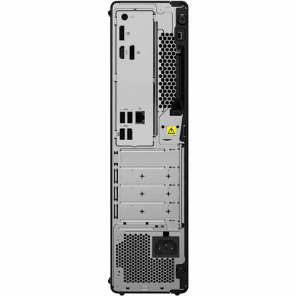 Rear Image for Lenovo ThinkCentre M75s Gen 5 12TA000KUS Desktop Computer - AMD Ryzen 7 PRO 8700G - 16 GB - 512 GB SSD - Small Form Factor - Black