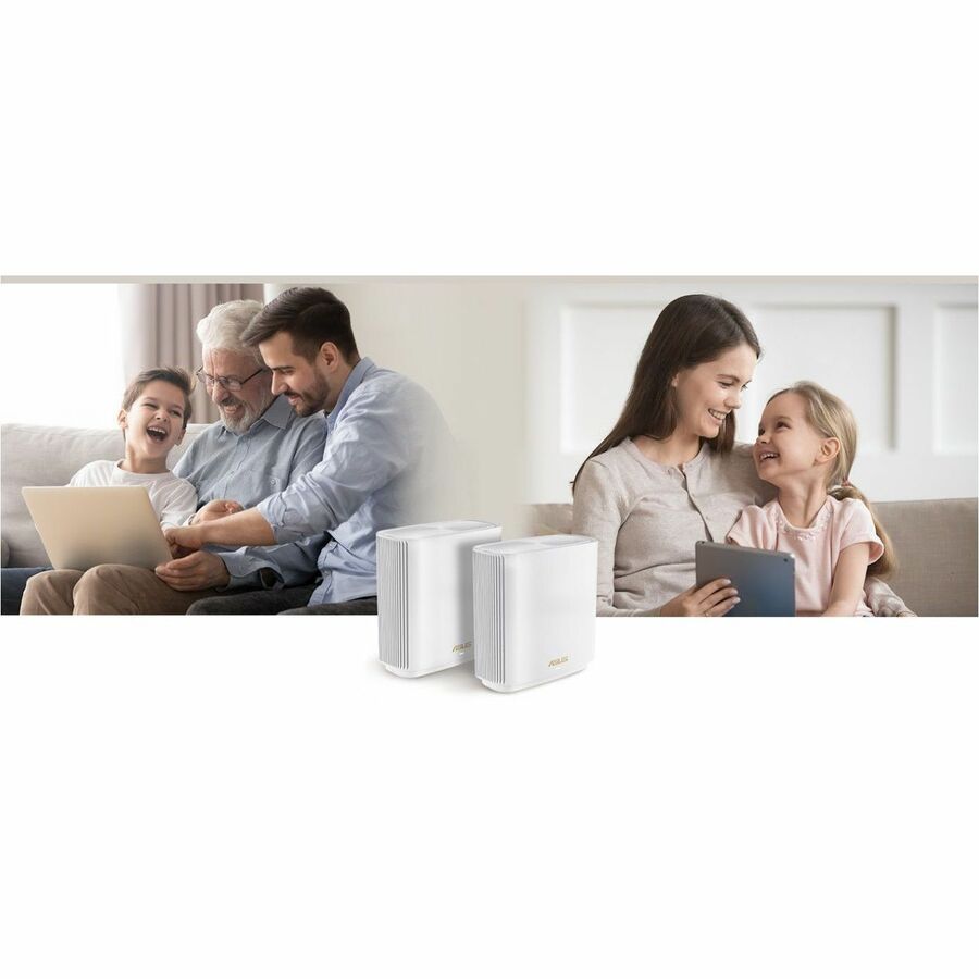 Life-Style Image for Asus ZenWiFi ET8 (W-3-PK) Wi-Fi 6E IEEE 802.11 a/b/g/n/ac/ax Ethernet Wireless Router