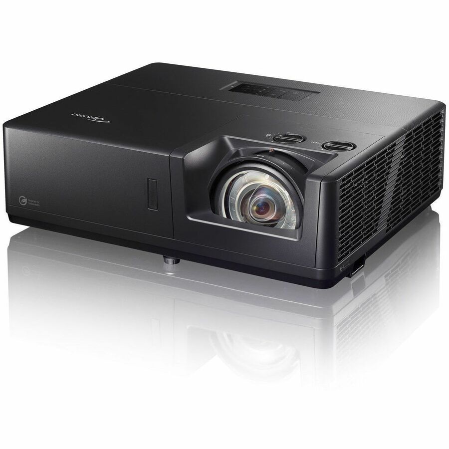 Left Image for Optoma ZU507TST 3D Short Throw DLP Projector - 16:10 - Wall Mountable - Black