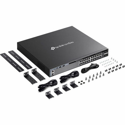 Alternate-Image5 Image for TP-Link Omada 24-Port Gigabit Stackable L3 Managed Switch with 4 10G Slots
