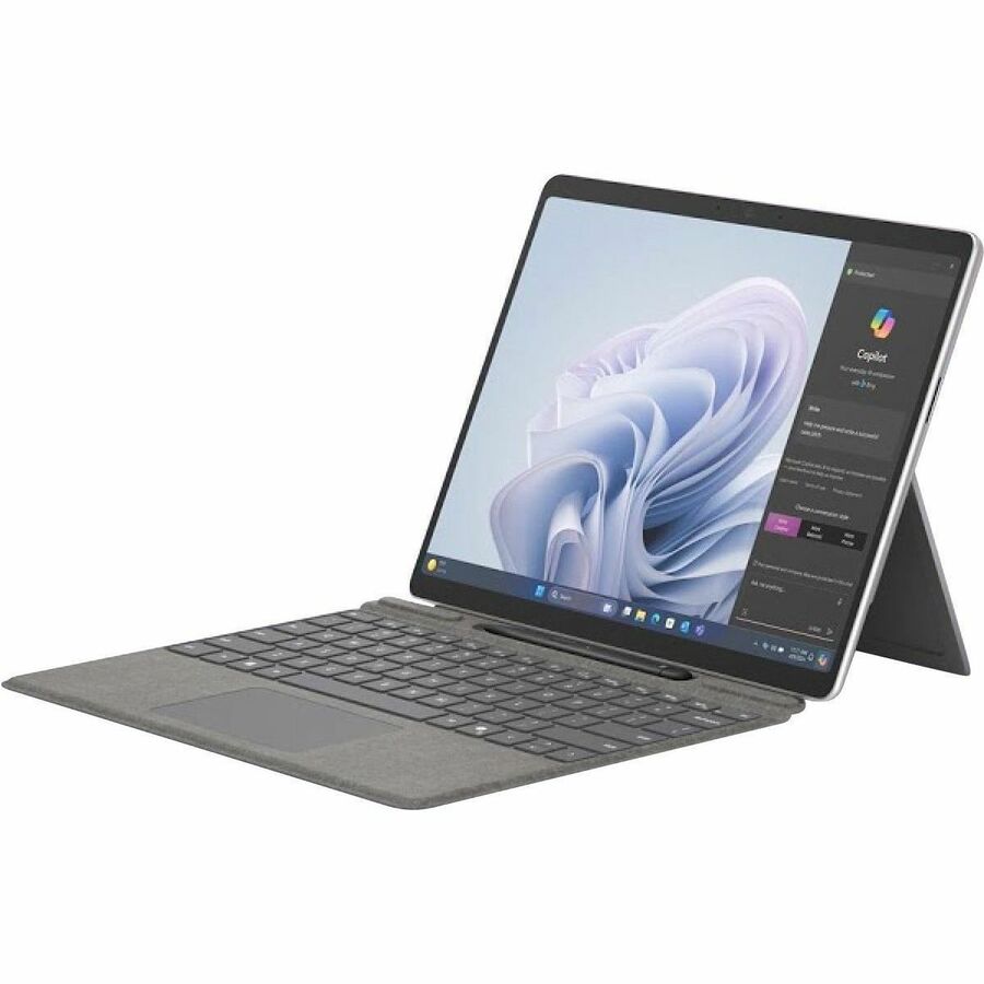 Alternate-Image2 Image for Microsoft Surface Pro 10 Tablet - 13" - 32 GB - 512 GB SSD - Windows 11 Pro - 5G - Platinum - TAA Compliant