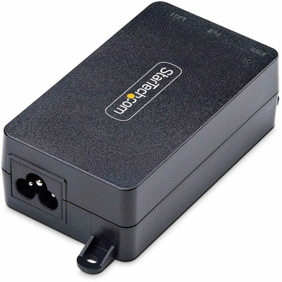 Alternate-Image1 Image for StarTech.com 1-Port 2.5GbE PoE+ Injector, Multi-Gigabit 10M/100M/1G/2.5G Ethernet, Midspan PoE/PoE+ (802.3af/802.3at), 30W, Unmanaged