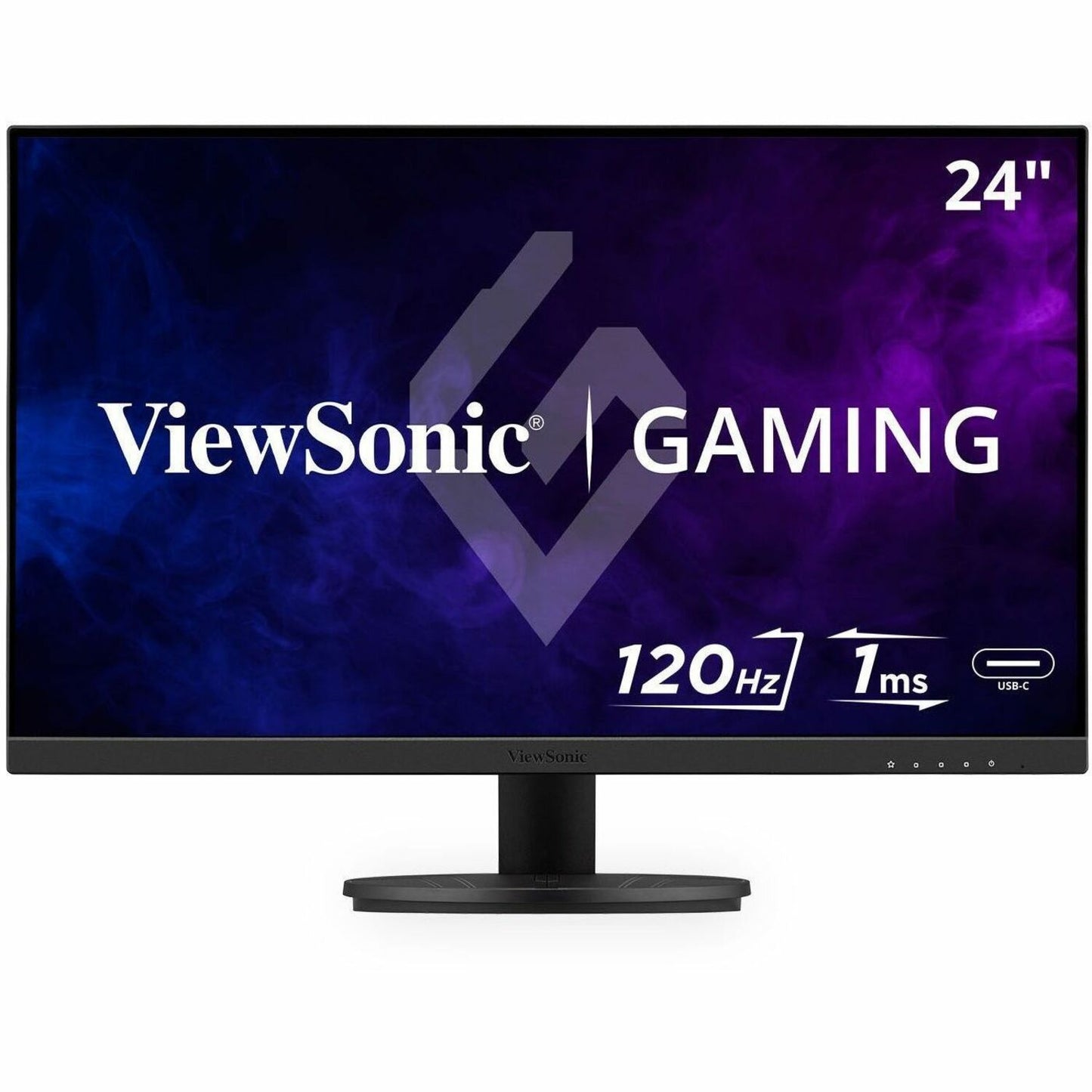 Main Image for ViewSonic VX2416A 24 Inch 1080p 1ms 120Hz IPS Gaming Monitor with Eye Care, USB C, HDMI 1.4, and DisplayPort Inputs