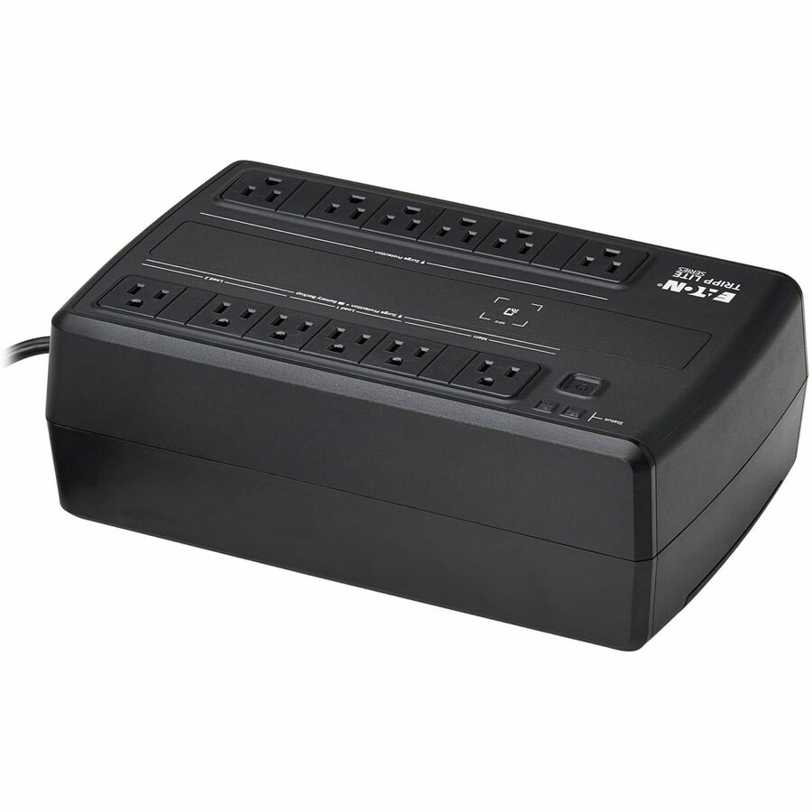 Alternate-Image1 Image for Eaton Tripp Lite Series 750VA 450W 120V Line-Interactive Cloud-Connected UPS with Remote Monitoring, 12 NEMA 5-15R Outlets (6 Surge + 6 Surge and Battery Backup), 5-15P Plug, Desktop