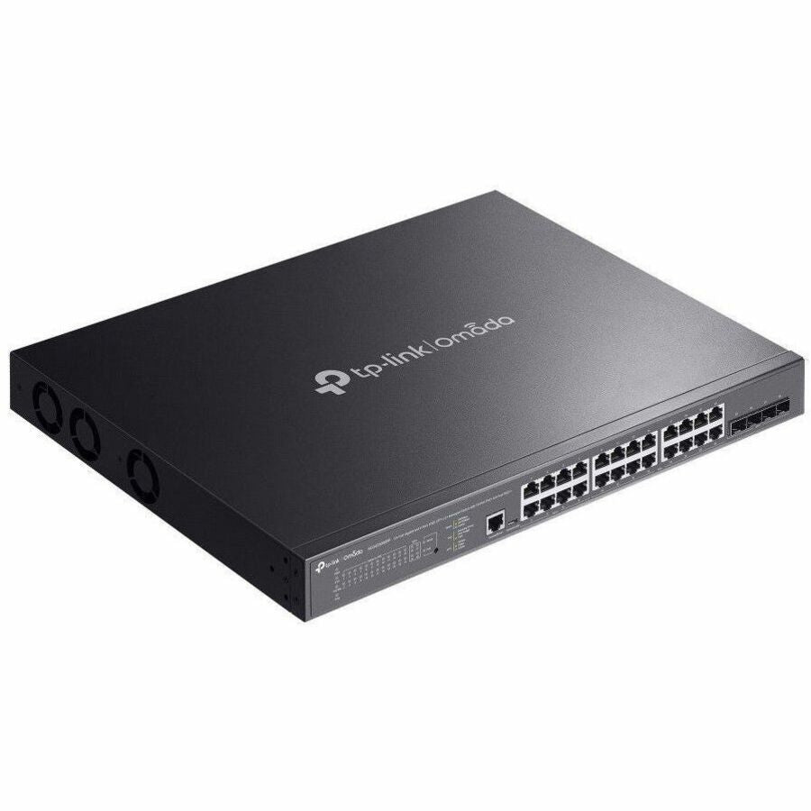 Alternate-Image3 Image for TP-Link 24-Port Gigabit and 4-Port 10GE SFP+ L2+ Managed Switch with 16-Port PoE+ & 8-Port PoE++