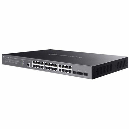 Alternate-Image2 Image for TP-Link 24-Port Gigabit and 4-Port 10GE SFP+ L2+ Managed Switch with 16-Port PoE+ & 8-Port PoE++