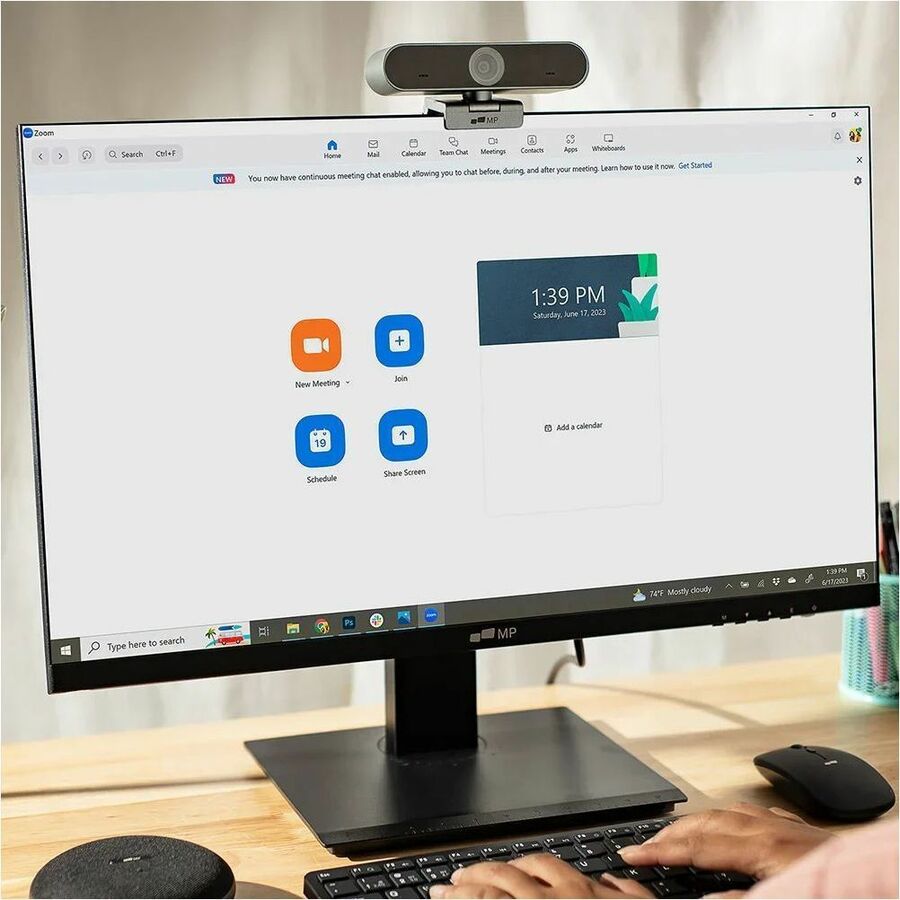 Life-Style Image for Mobile Pixels Webcam - Space Gray - USB Type C - 1 Pack(s)