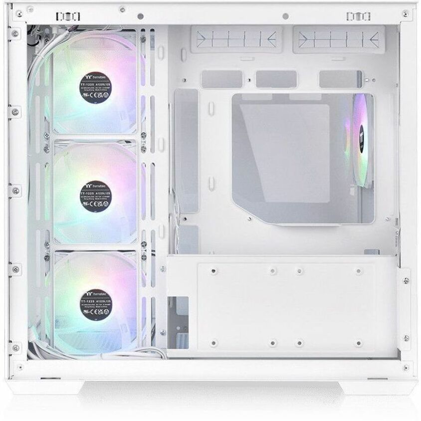 Alternate-Image1 Image for Thermaltake View 380 TG ARGB Snow Mid Tower Chassis