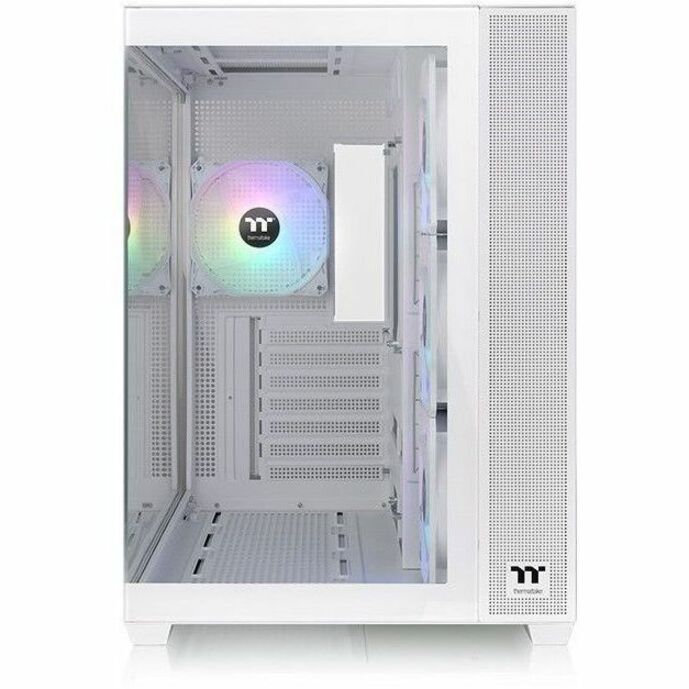 Front Image for Thermaltake View 380 TG ARGB Snow Mid Tower Chassis