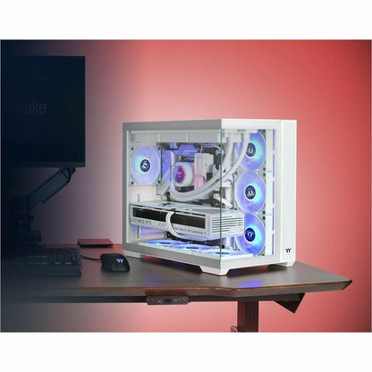 Life-Style Image for Thermaltake View 380 TG ARGB Snow Mid Tower Chassis