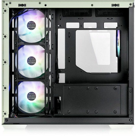 Alternate-Image1 Image for Thermaltake View 380 TG ARGB Matcha Green Mid Tower Chassis