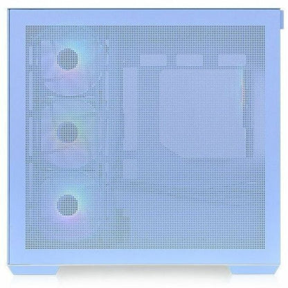 Left Image for Thermaltake View 380 TG ARGB Hydrangea Blue Mid Tower Chassis