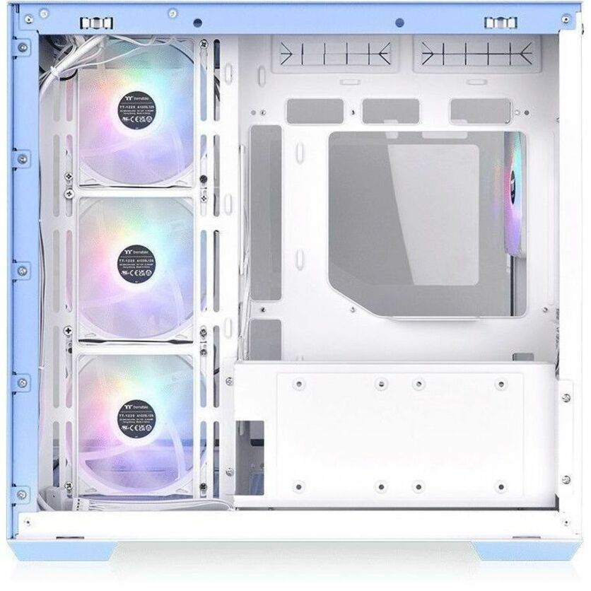 Alternate-Image3 Image for Thermaltake View 380 TG ARGB Hydrangea Blue Mid Tower Chassis